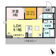 D-room F.京町の間取り画像