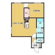 フレンシア千歳の間取り画像
