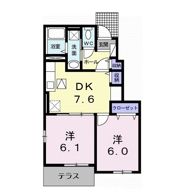 プラシードBの間取り画像