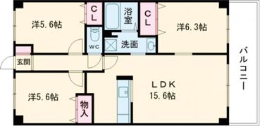 ディーズパークの間取り画像