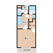 ヴァンクラージュの間取り画像