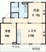 シンプルタウンの間取り画像