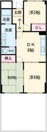 グレースコート青葉丘の間取り画像