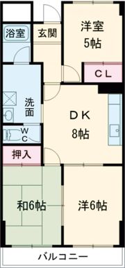 グレースコート青葉丘の間取り画像