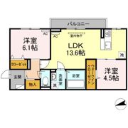 プレステージア厚南北Ⅰの間取り画像