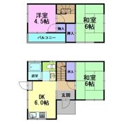 竹下町戸建の間取り画像