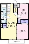 コーポ三輪の間取り画像