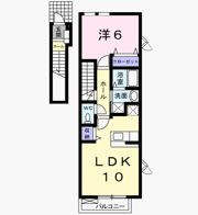 フローラM Bの間取り画像