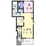 ベリーナ Ⅱの間取り画像