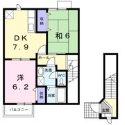 ガーデンハイム今古賀の間取り画像