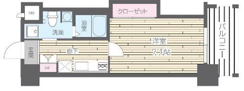 HF四条河原町レジデンスの間取り画像
