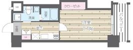 HF四条河原町レジデンスの間取り画像
