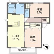 シャーメゾン岩鼻の間取り画像