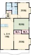 カーサカジマⅢの間取り画像