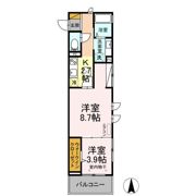ベル フロレゾンの間取り画像