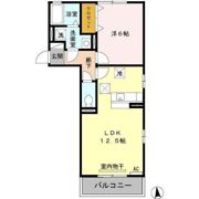casa・L B棟の間取り画像
