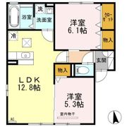 ペジーブル大垣の間取り画像