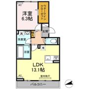 プレステージア厚南北Ⅰの間取り画像