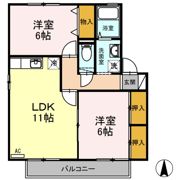 ボヌール下郡の間取り画像