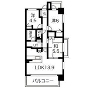 元今泉レジデンスの間取り画像