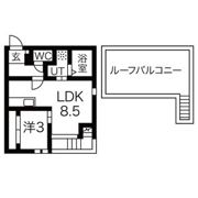 GRANDTIC平安通の間取り画像
