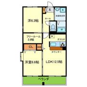 アビタシオンデュプルミエの間取り画像
