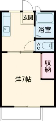 ユーハイツ(西川田)の間取り画像