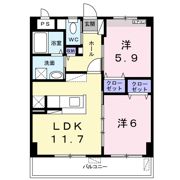 フォルシア マエザトの間取り画像
