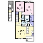 パレスみのりの間取り画像