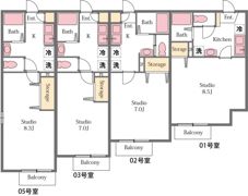 コンフォート黒須の間取り画像
