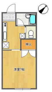 ジュネス船尾の間取り画像