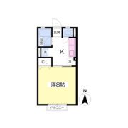 シティハイム南仙北Aの間取り画像