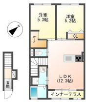 メゾン ベイリーフの間取り画像