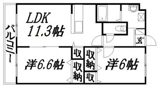 フロイデ宮竹の間取り画像