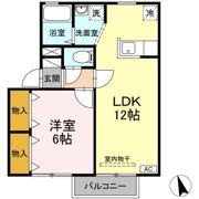 リビングタウン東通Ⅱ Eの間取り画像