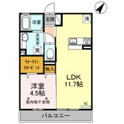 クレール富久 Aの間取り画像