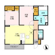 ヴィーブル グランの間取り画像