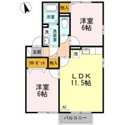 コーポKSMの間取り画像