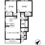COZY COURT A棟の間取り画像