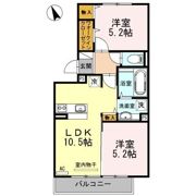 ウィルコート小郡三軒屋町 A棟の間取り画像