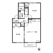 グリーンコート長与Ⅱの間取り画像