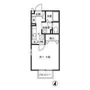 ビューコーポHARUⅢの間取り画像