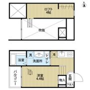 Casa domani 八熊(カーサドマーニヤの間取り画像