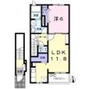 フォレスト Ⅱの間取り画像