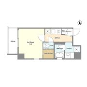 バウスフラッツ住吉の間取り画像