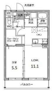 ベル ブローテの間取り画像