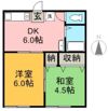神野ハイツⅡの間取り画像