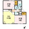 サニーライフ A棟の間取り画像