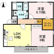 オークタウン B棟の間取り画像