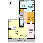 ウエスト フィールド B棟の間取り画像